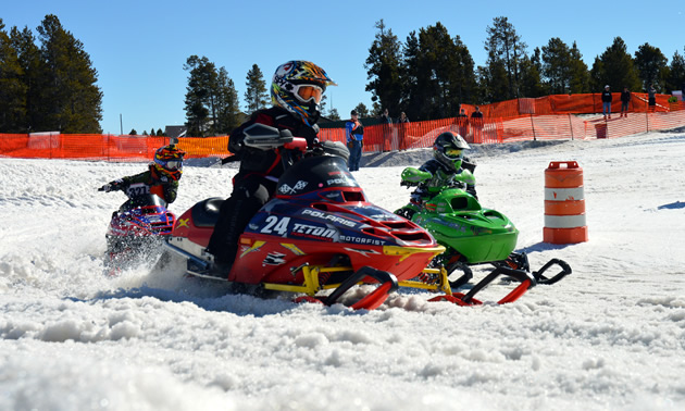 snowmobile racing snocross